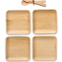 6 Inch Square Palm Plate