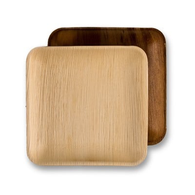 8 Inch Square Palm Plate