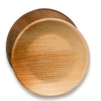 9 Inch Round Palm Plate